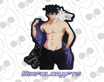 Jjsu K Sticker, Sorcerer Mgumi Divine Dog, Decal sticker, JJK, Anime Decal, Me, Gumi, JJKai sen, Anime Car sticker, JJK Vinyl Decal