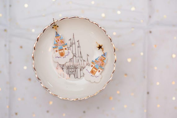 Dreamy Castle:  Lightweight Earrings