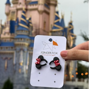 Minnie Ears Stud Earrings