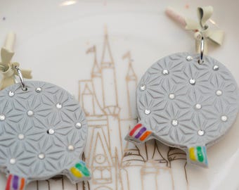 EPCOT Art Sphere:  Lightweight Earrings