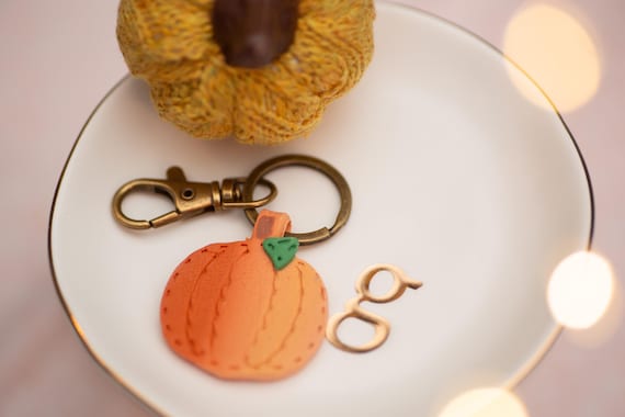 Keychain-Coffee, Fox, Pumpkin