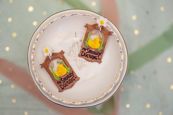 Snuggly Duckling-  Earrings