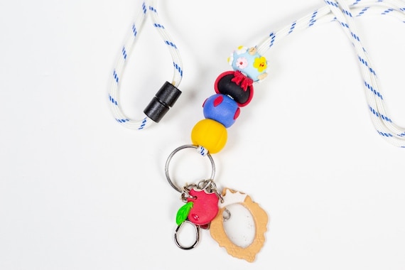 The Fairest of Them All- Lanyard with Apple and Mirror Charms