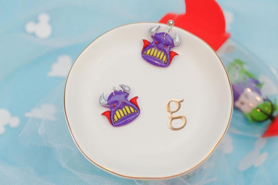 Handmade Toy Story Villain Earrings: Sid & Zurg Polymer Clay Jewelry