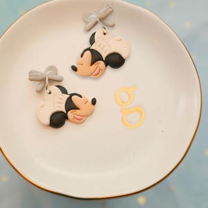 Chef Mickey Earrings – Food & Wine Festival Inspired | Handmade Polymer Clay Jewelry