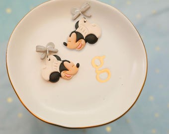 Chef Mickey Earrings – Food & Wine Festival Inspired | Handmade Polymer Clay Jewelry