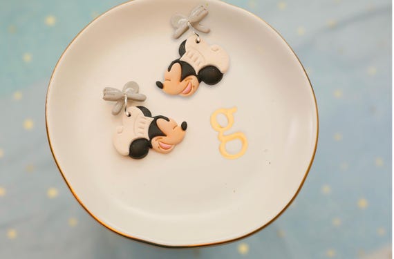 Chef Mickey Earrings – Food & Wine Festival Inspired | Handmade Polymer Clay Jewelry