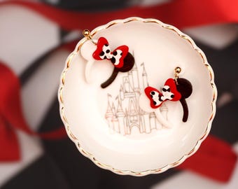 If she doesn’t scare you… | Minnie Ears Medium Sized Lightweight Earrings | DeVile Inspired Earrings