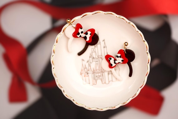 If she doesn’t scare you… | Minnie Ears Medium Sized Lightweight Earrings | DeVile Inspired Earrings