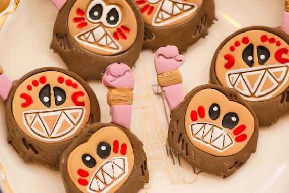 Fun Coconut Warrior Earrings  | Moana Inspired Jewelry | Lightweight & Handmade Polymer Clay | Kakamora