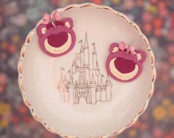 Strawberry Bear | Villain Bear | Lightweight Earrings | Disney Inspired by  Lotso| Story of Toys