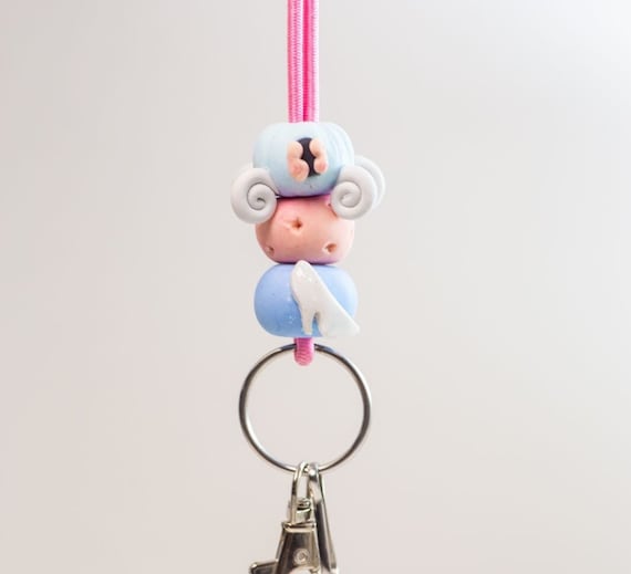 A Dream is a Wish Your Heart Makes | Clay Lanyard | Teacher Lanyard | Gold Slipper Inspired