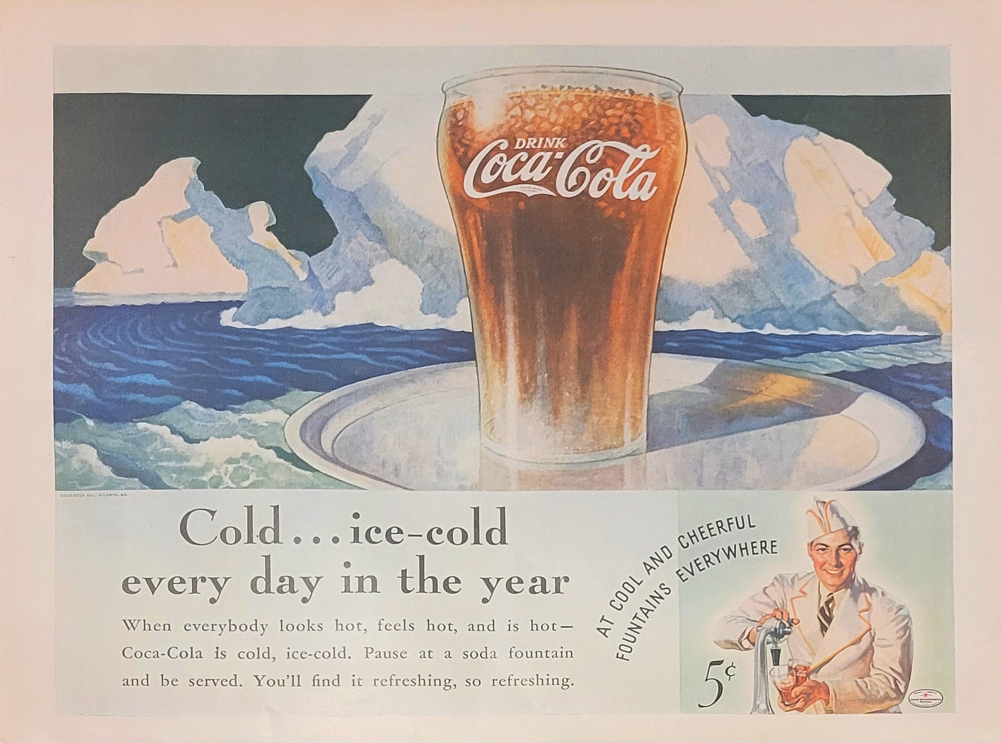 Vintage 1930s Magazine Advertisements, Retro Ads, Coca Cola, Soda, Pop ...