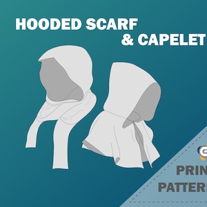 Hooded Scarf & Capelet Pattern