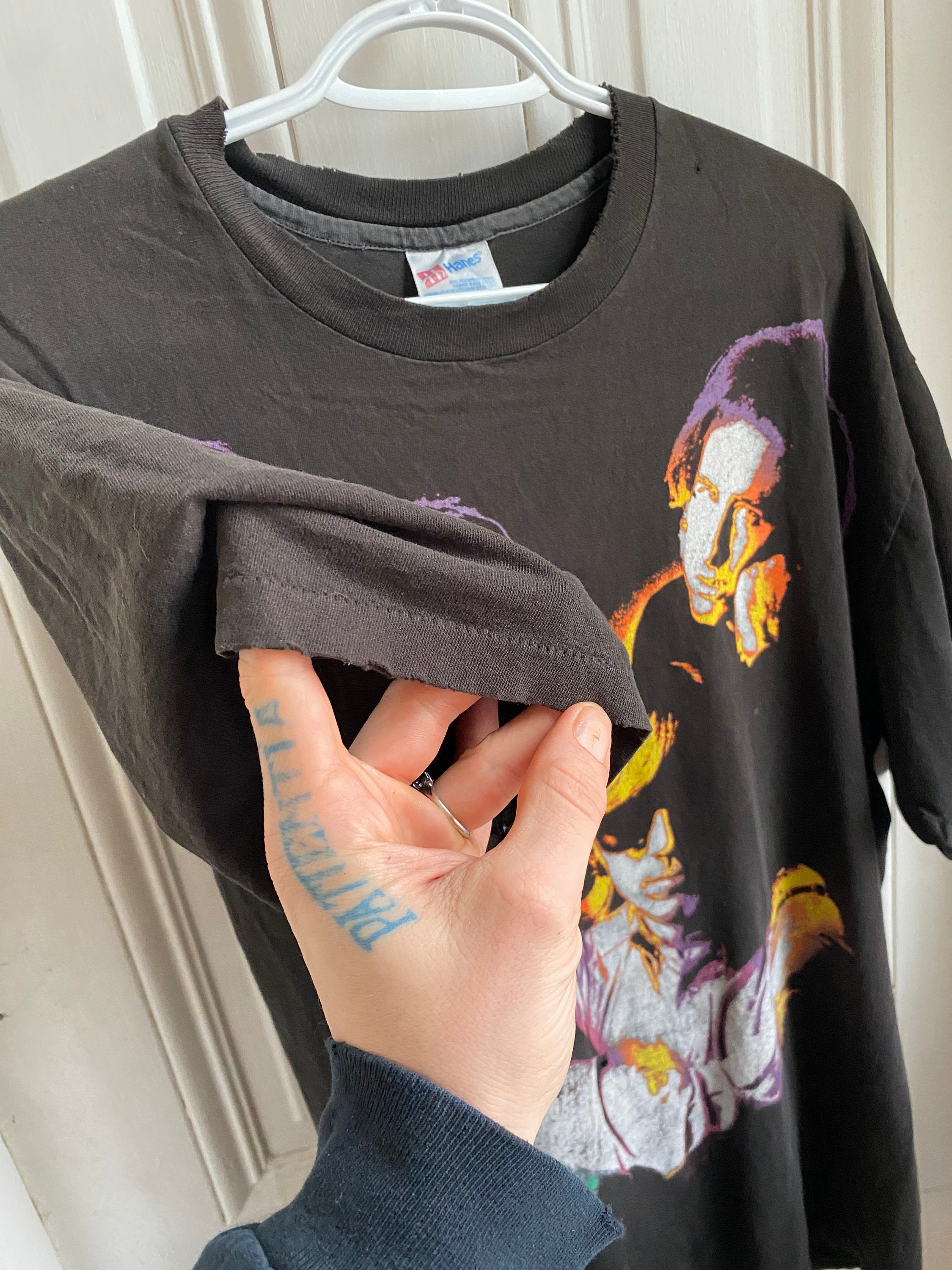 Vintage 90s AOP Doors Tee XL Semi Distressed - Etsy Vintage 90s AOP Doors Tee XL Semi Distressed - Etsy