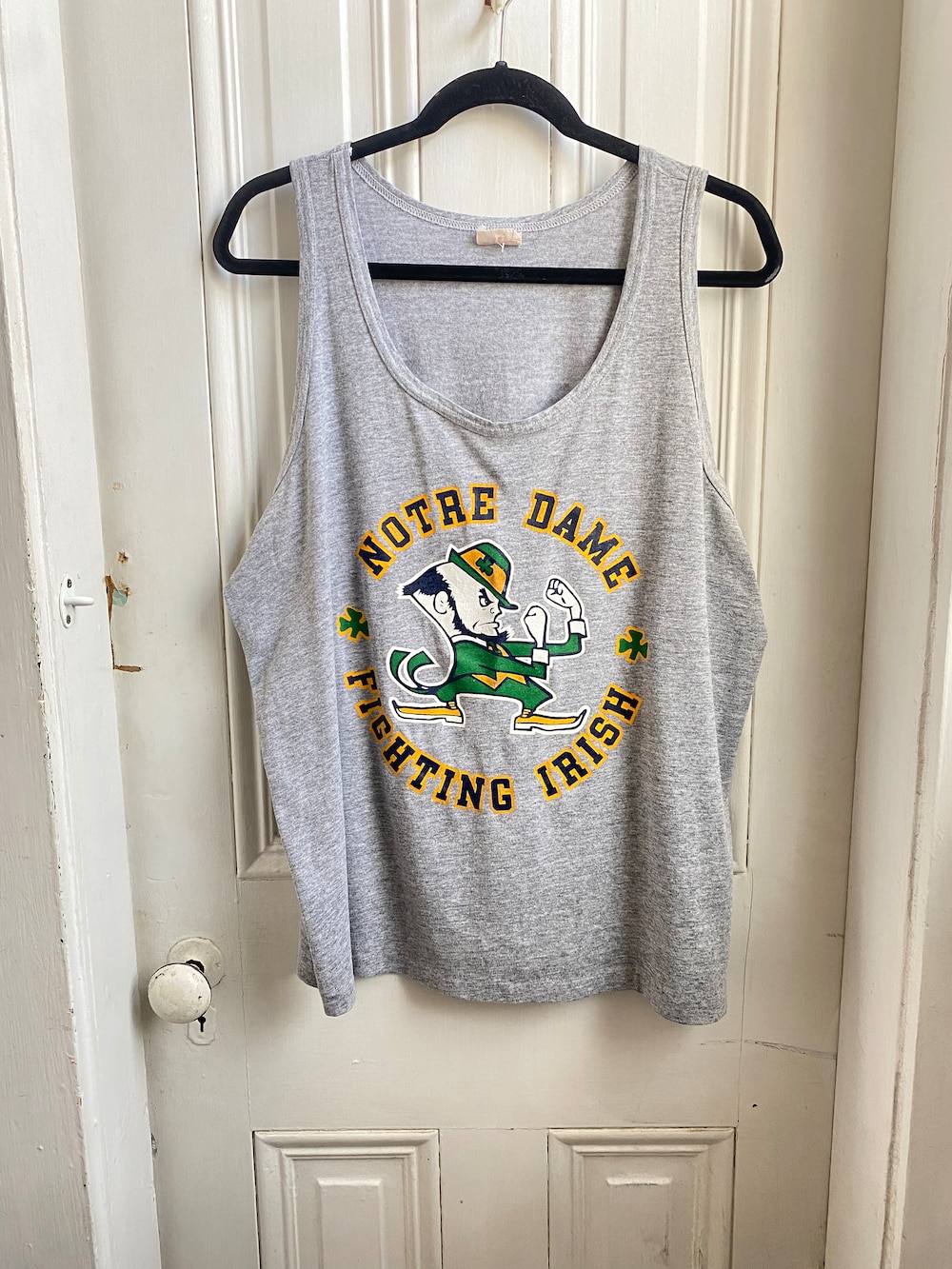 Vintage Notre Dame Fighting Irish Single Stitch Tank Mens Xl Shopspost Style