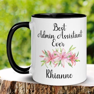 Admin Assistant Gift, Admin Coffee Mug, Secretary Day Gifts, Administrative Professionals Day Cup, Office Staff, Best Admin Assistant, 582