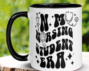 Nursing Student Era Mug, Retro Nurse Gift