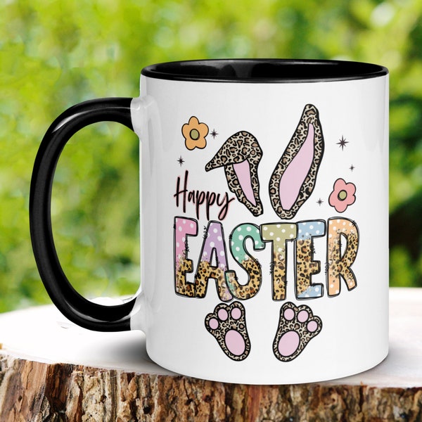 Happy Easter Mug, Easter Gifts, Easter Coffee Mug, Easter Bunny, Bunny Mug, Easter Gift Ideas & Decor, Easter Basket, 1462