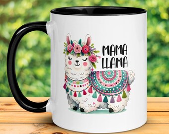 Llama Mama Coffee Mug, Funny Mothers Day Gift