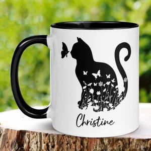 Cat Gifts, Personalized Cat Mug,Custom Cat Mug, Cat Mom Mug, Cat Lover Gift, Cat Coffee Mug, Cat Owner Gift, Cat Lady Mug, Cat Dad 824