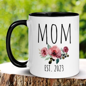 Mom Mug, Gifts for Mom, Flower Name Mug, Mothers Day Gift, Best Mom Ever Mug, Custom Mom Mug, Custom Coffee Mug, Personalized Mom Mug, 536