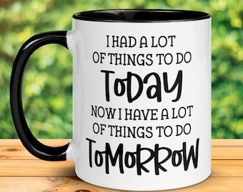 Funny Office Mug, Sarcastic Work Gift, Things To Do