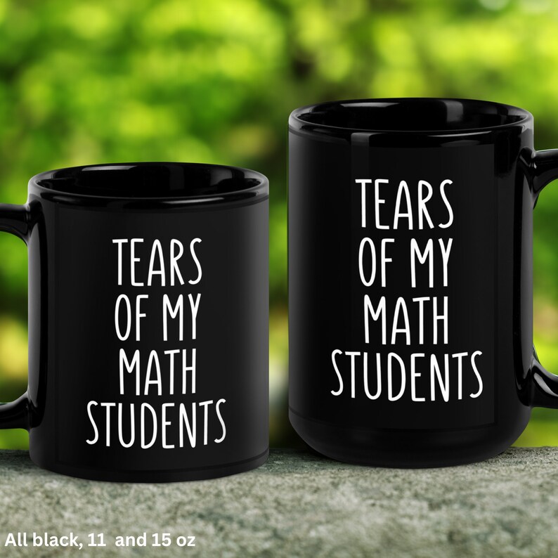 Funny Math Teacher Mug, Tears of My Math Students image 5