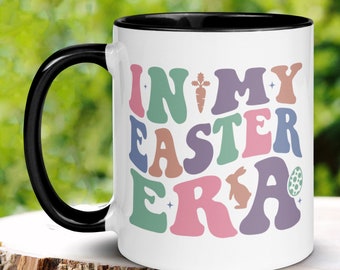 Easter Gift, In My Easter Era, In My Era, Retro Coffee Mug, Holiday Mug, Happy Easter Gifts, Easter Bunny, Easter Egg, Rabbit Mugs, 1453