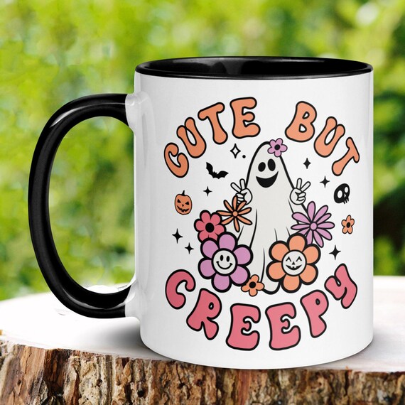 Retro Halloween Mug, Ghost Mug, Fall Mug, Halloween Gift, Halloween Coffee Mug, Halloween Ghost Mug, Halloween Spooky Season, 1112