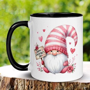 Gnome Valentine's Day Mug, Love Gift imagen 1