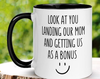 Bonus Dad Coffee Mug, Funny Stepdad Gift