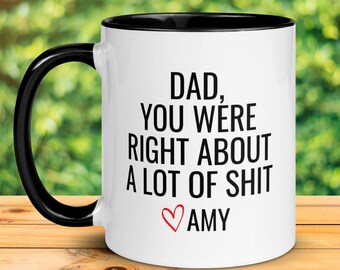 Funny Dad Coffee Mug, Personalized Father's Day Gift