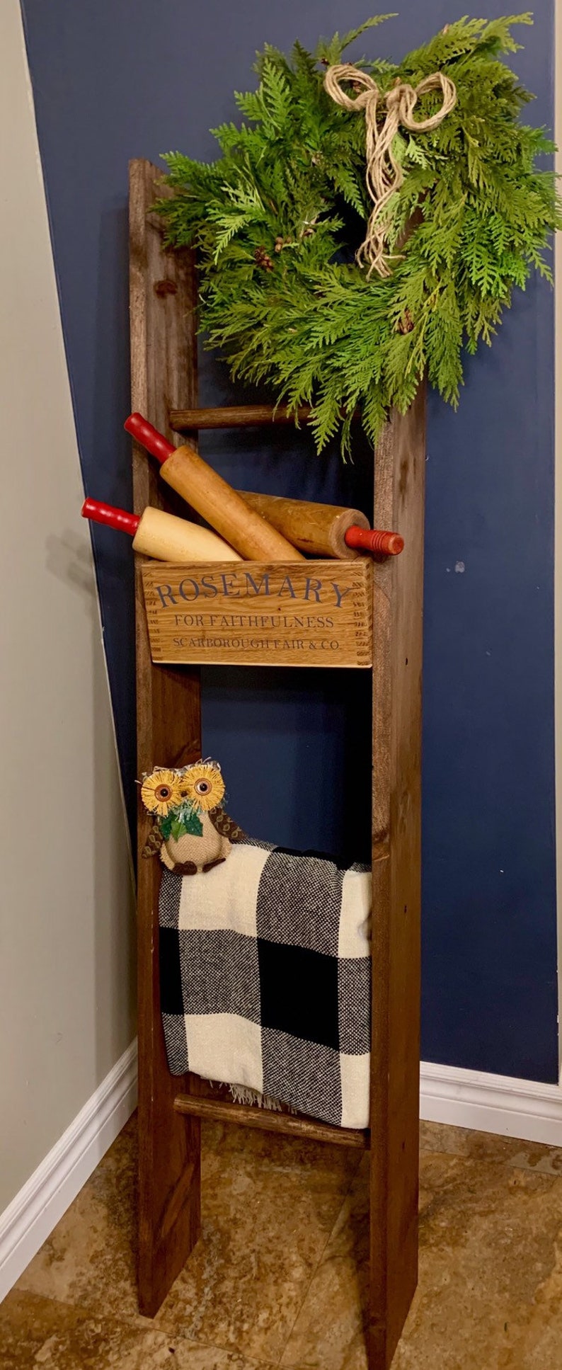 Farmhouse Blanket Ladder Kirklands Farmhouse Home 30 Minute DIY