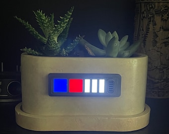 Star Wars Cement Succulent Planter (plants and soil not included)