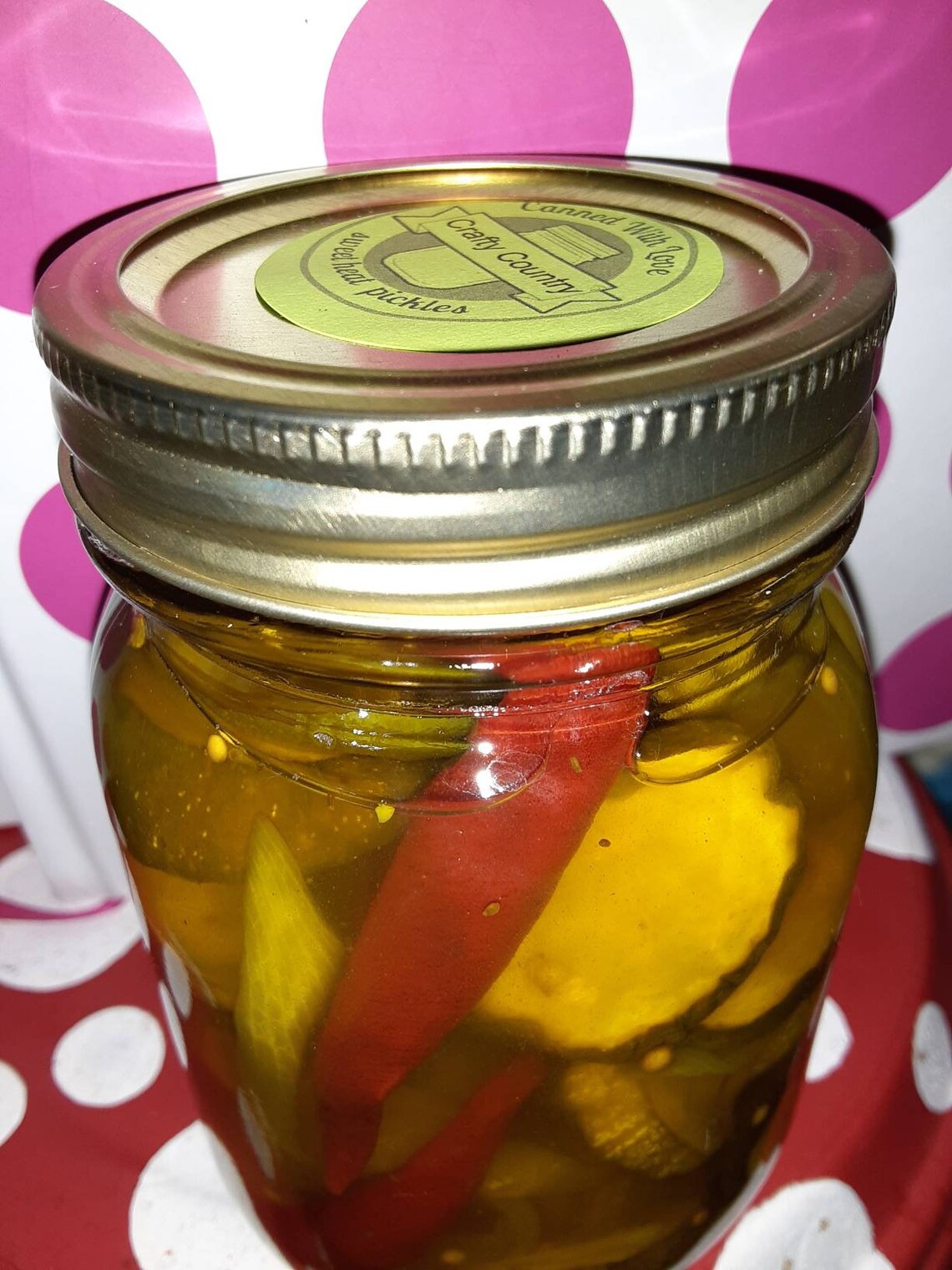 Sweet heat pickles Etsy