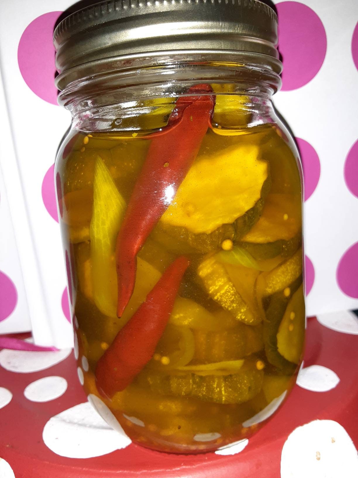 Sweet heat pickles Etsy