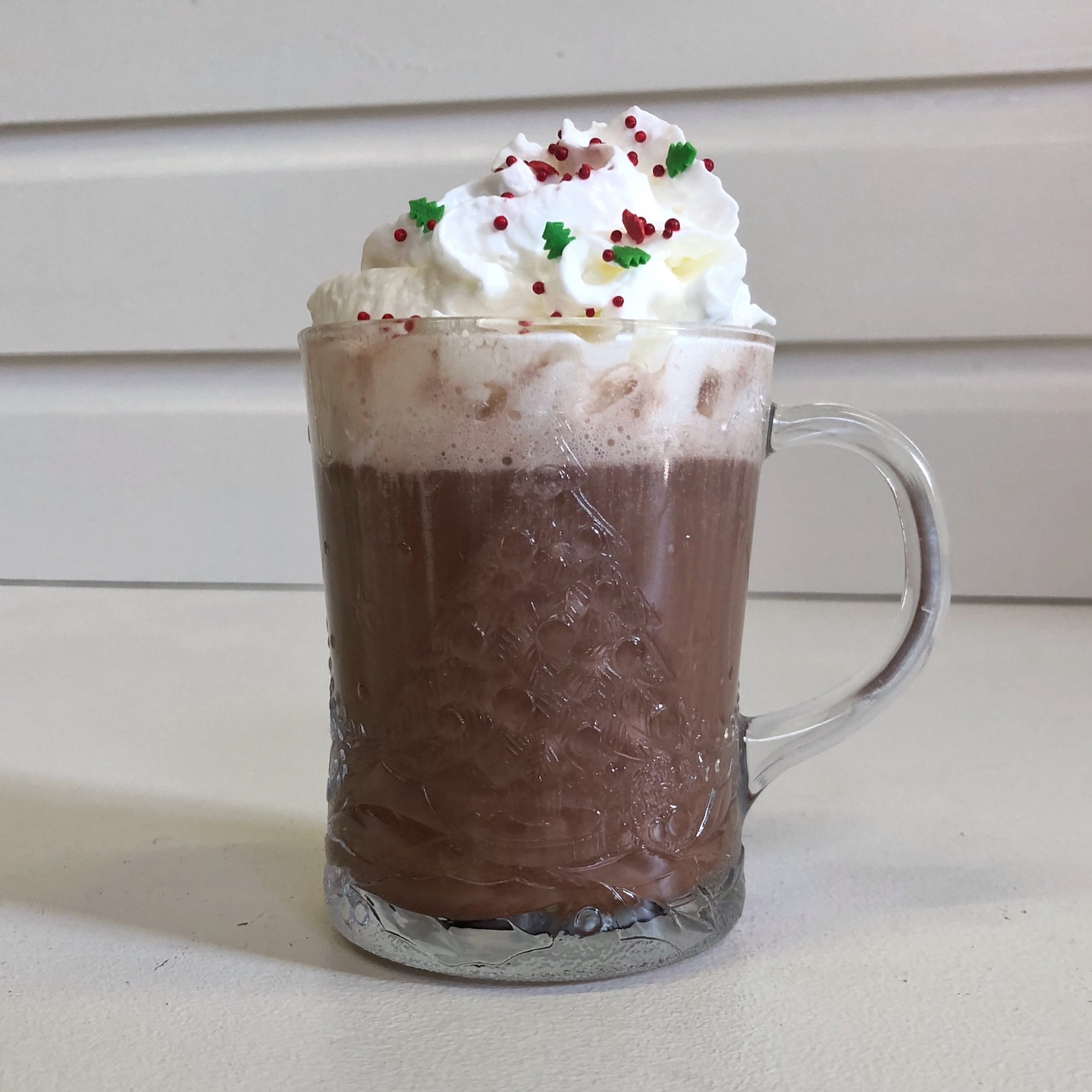 4 Hot Cocoa Mugs With Christmas Trees and Gifts - Etsy