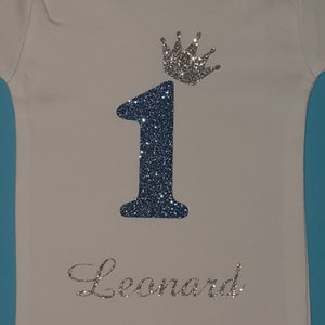Ironing picture 1st birthday + desired name