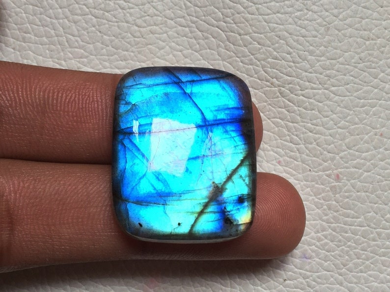 31x25x6 mm Very Rare Amazing Quality Blue Labradorite Cabochon Gemstone 56.20 ct
