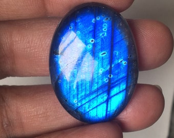 31x25x6 mm Very Rare Amazing Quality Blue Labradorite Cabochon Gemstone 56.20 ct