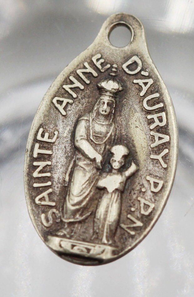 Ancienne Medaille Saint Anne d'auray Ppn Patron Des Ebenistes