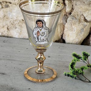 rare religious glass