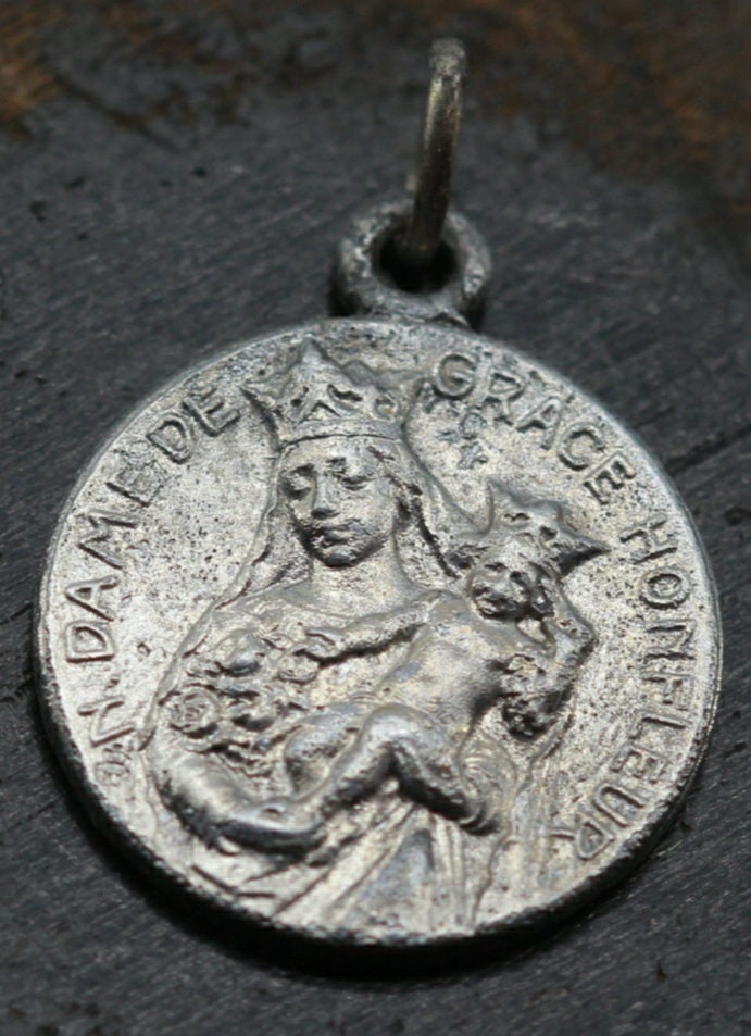 Rare Médaille Notre Dame de Grâce Honfleur