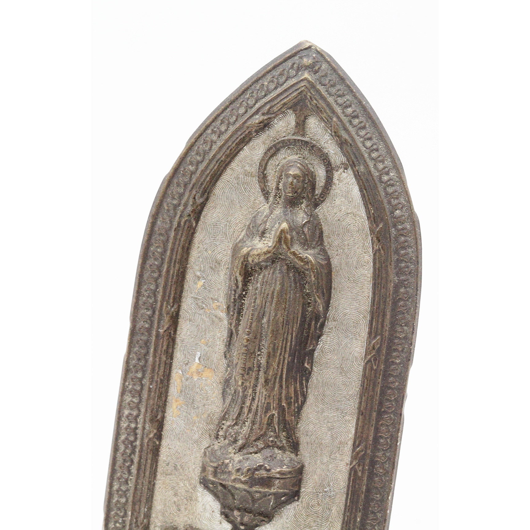 Ancienne Plaque Notre Dame de Lourdes