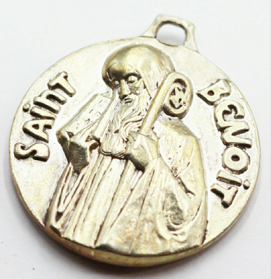 Rare Grande Médaille Saint Benoit
