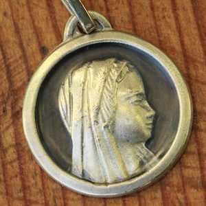 Virgin mary medal