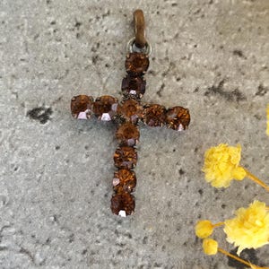 Rare French cross pendant