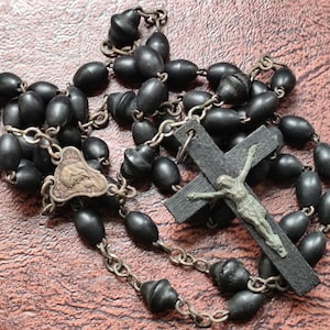 wooden rosary of the Virgin Mary