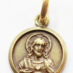 vintage jesus christ medal